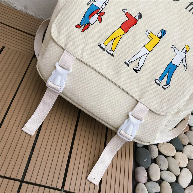 

New Arrival 2019 New Style Fashion Super Fire INS Backpack-Style High School Students Campus Harajuku Ulzzang Cute School Bag