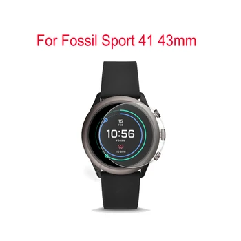 

1 2 3 5Pcs Screen Protector For Fossil Sport Smart Watch 41mm Tempered Glass HD Anti Scratch film for Fossil Men's Sport 43mm