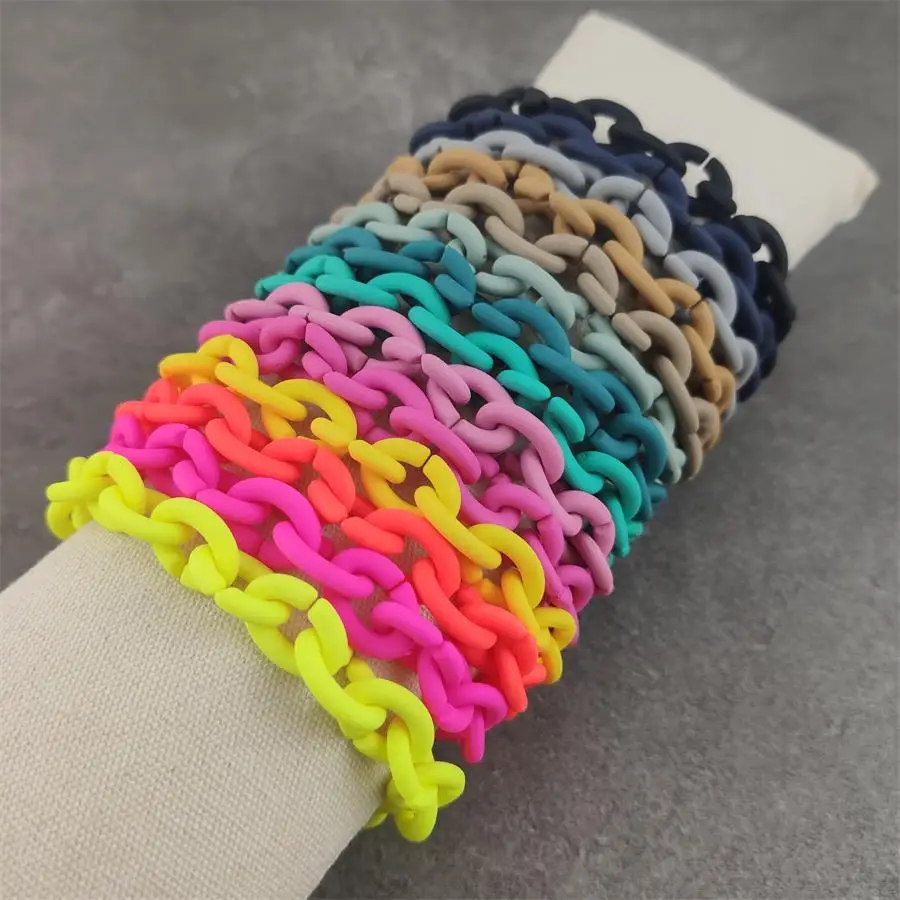 Браслеты с шармами в виде сердца для женщин, серебряный, с резиновым покрытием, акриловый браслет и ювелирные изделия в стиле бохо Браслеты с шармами в виде сердца для женщин, серебряный, с резиновым покрытием, акриловый браслет и ювелирные изделия в стиле бохо