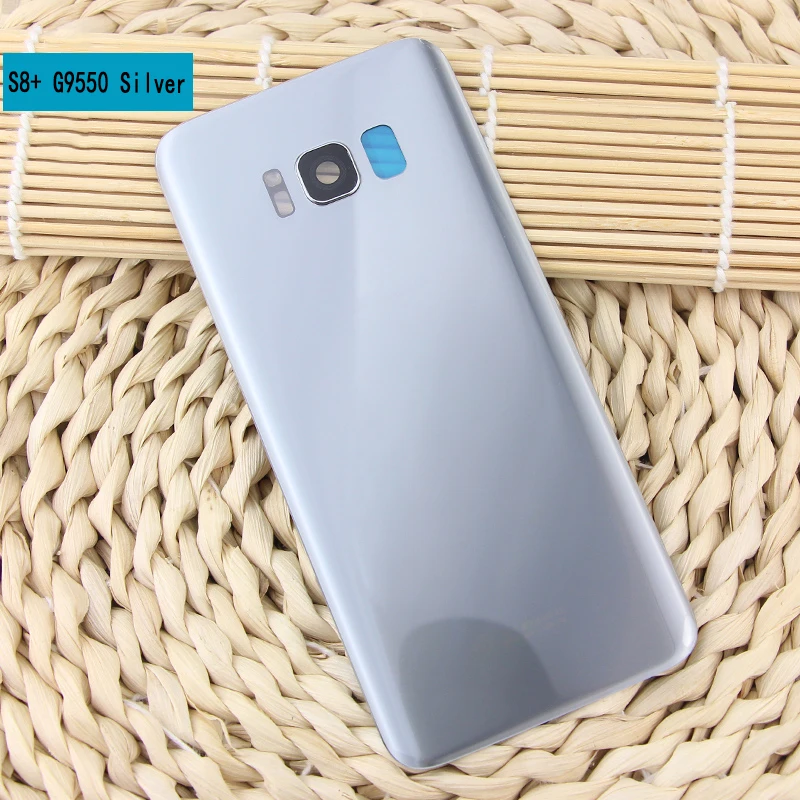 For Samsung Galaxy S8 G9500 S8+ S8 Plus G9550 Back Glass Battery Cover Rear Door Housing Case Cover SM-G955F G955FD