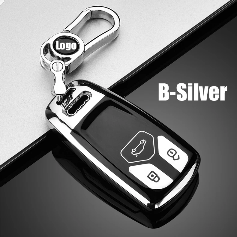 ZOBIG ТПУ смарт-ключ чехол КРЫШКА ДЛЯ Audi A3 A4 A5 A6 Q3 Q5 Q7 C5 C6 B6 B7 B8 TT 80 S6 A6 C6
