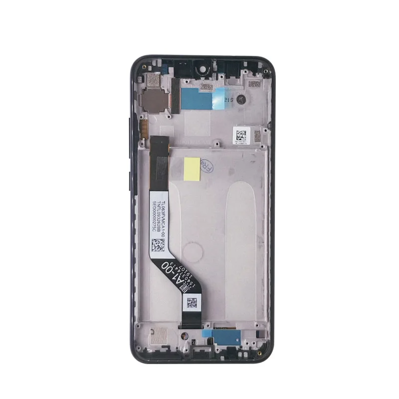 with black frame Для xiaomi redmi note 7 ЖК-дисплей кодирующий преобразователь сенсорного экрана в сборе для redmi note 7 pro lcd+ рамка 10 сенсорных запчастей - Цвет: with black frame