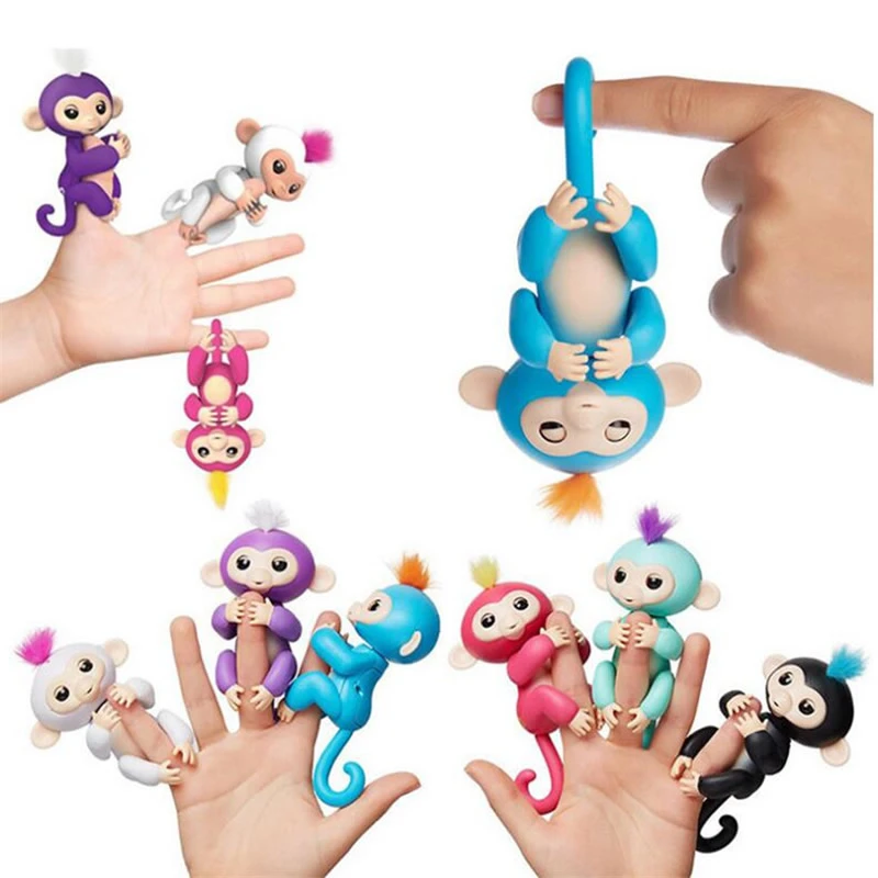 6 Colors Cute Smart Colorful Finger Baby Monkey Animal Interactive Monkey Baby Toy Electronic Finger Pets Finger Monkey Electronic Pets Aliexpress