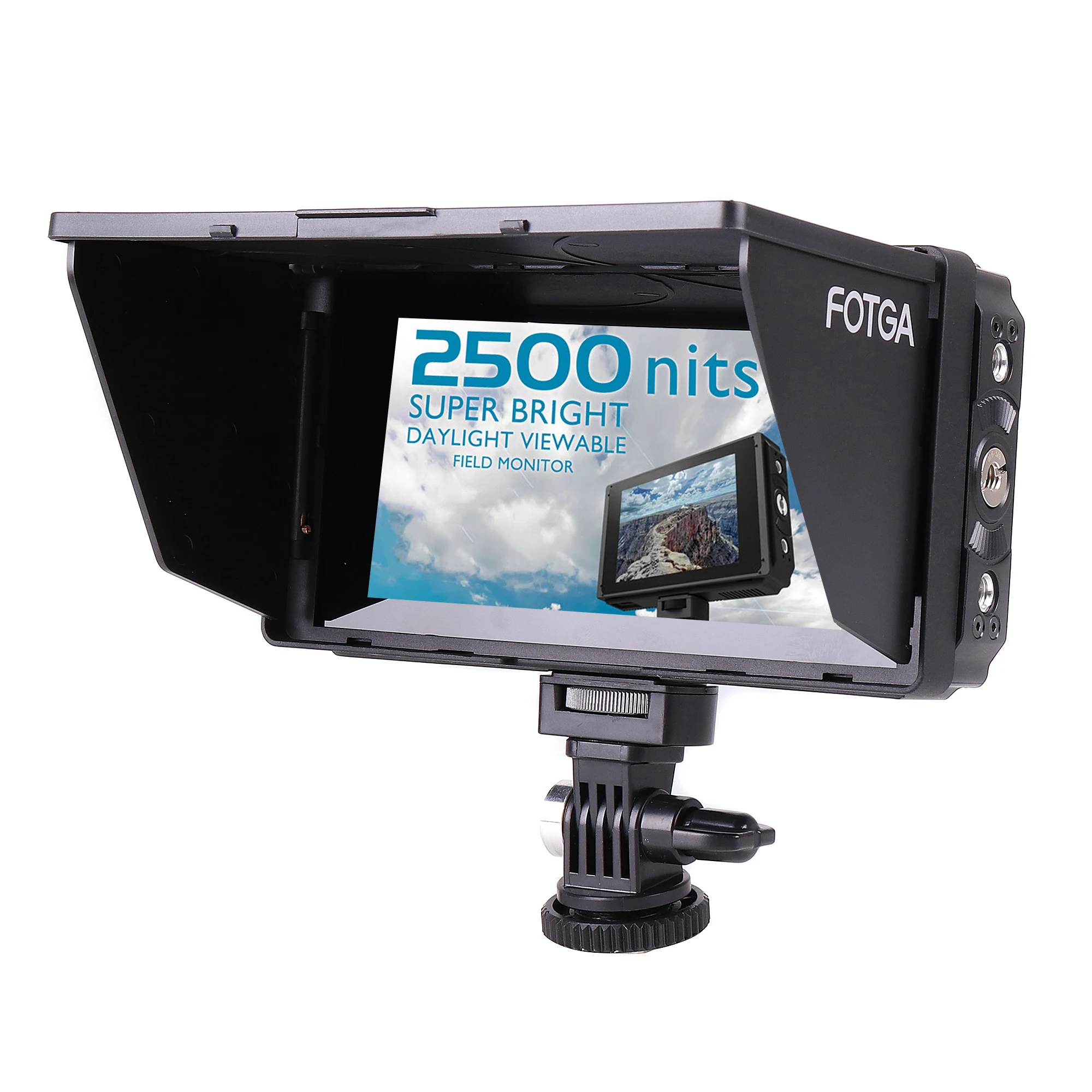 Fotga C50 5 Inch 3G SDI 3D-LUT Camera Monitor 2000nit HD IPS Touchscreen Camera Field Monitor