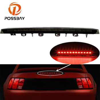

POSSBAY Car Auto Third 3rd Brake Light Parking High Mount Stop Rear Tail Warning Light Lamp for Ford Mustang 1999-2004