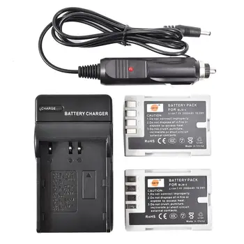 

DSTE 2PCS PS-BLM5 BLM-5 Battery with US Plug Charger and Car Charger for Olympus C-8080 C-7070 C-5060 E1 E500 E330 E3 E520 E510
