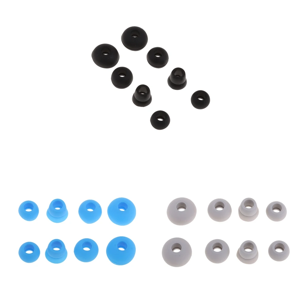 3 Sets Replacement Silicone Eartips Earbuds Eargels for Beats by dr dre Powerbeats 2 Wireless Stereo Earphones