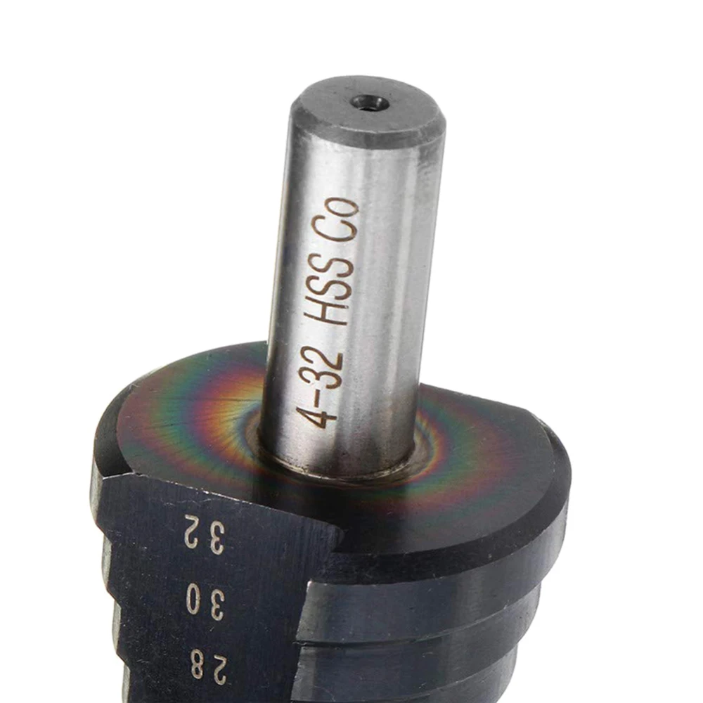 M35 Hss Step Drill Bit Set Cone Hole Cutter Taper Metric 4 - 12 / 20 / 32mm Titanium Coated Metal Hex Core Drill Bits M35 Hss Step Drill Bit Set Cone Hole Cutter Taper Metric 4 - 12 / 20 / 32mm Titanium Coated Metal Hex Core Drill Bits