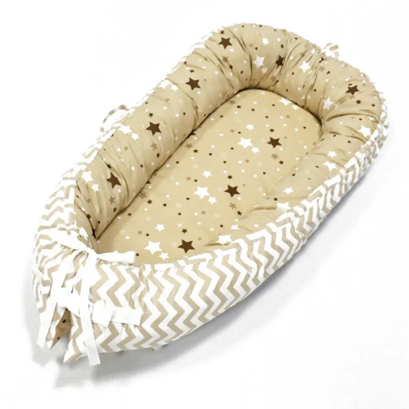 Переносная съемная и моющаяся кроватка для новорожденных, кровать-гнездо для путешествий, детская кроватка из хлопка, новая детская