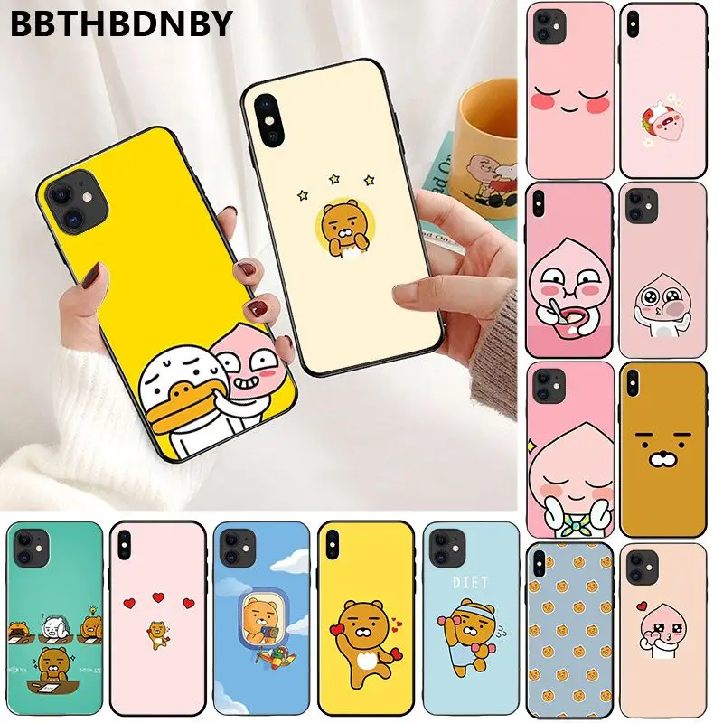 

Phone Case Cocoa Friends Soft black Phone Case for iPhone 11 pro XS MAX 8 7 6 6S Plus X 5 5S SE XR case