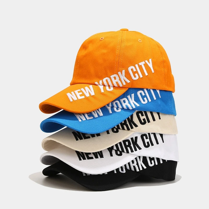 ruw boog kwartaal 2022 Spring New York Letter Baseball Cap Trendy Men Women's Outdoor Hip-hop  Curved Brim Duck Tongue Cap Gorras De Béisbol Blue - Baseball Caps -  AliExpress