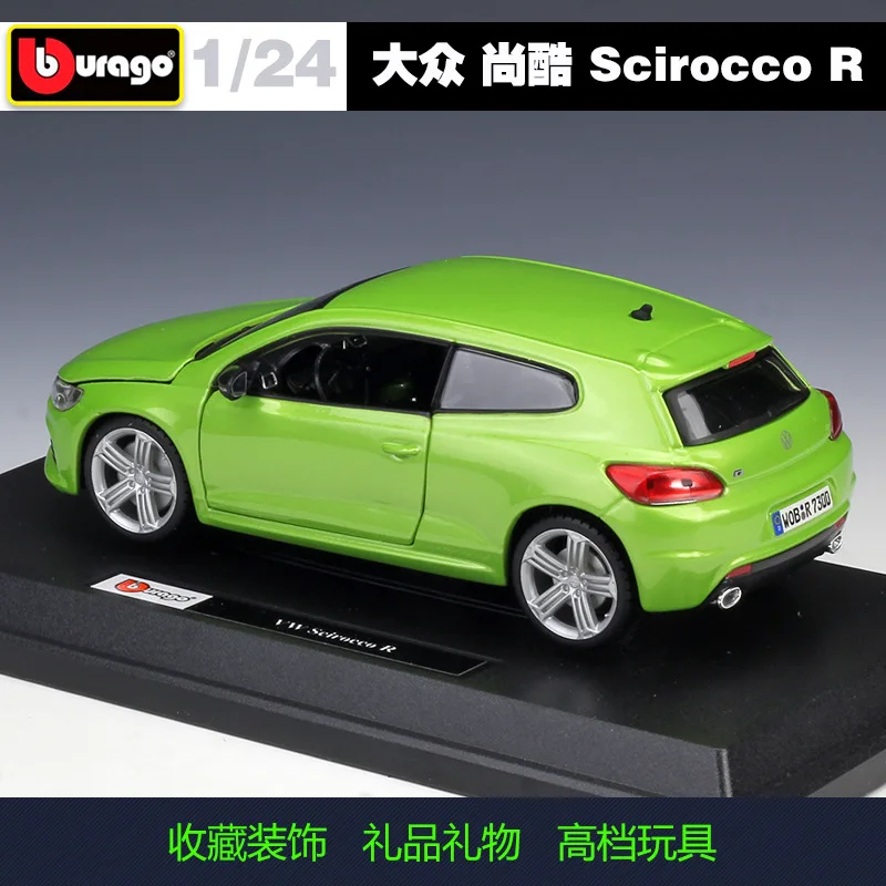 Diecast Model Toy Car Volkswagen Scirocco R GREEN