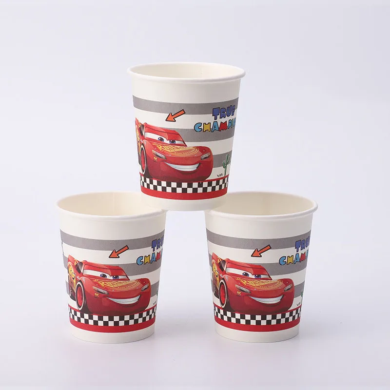 Disney Lightning McQueen Cars Theme Party Supplies Set Theme Kid Birthday Party Decor Family Party Baby Shower Supplies