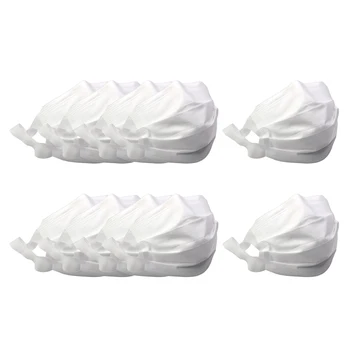 

Set of 10 Disposable Mouth Mask 3-Layers Ear Loop Dustproof Protection