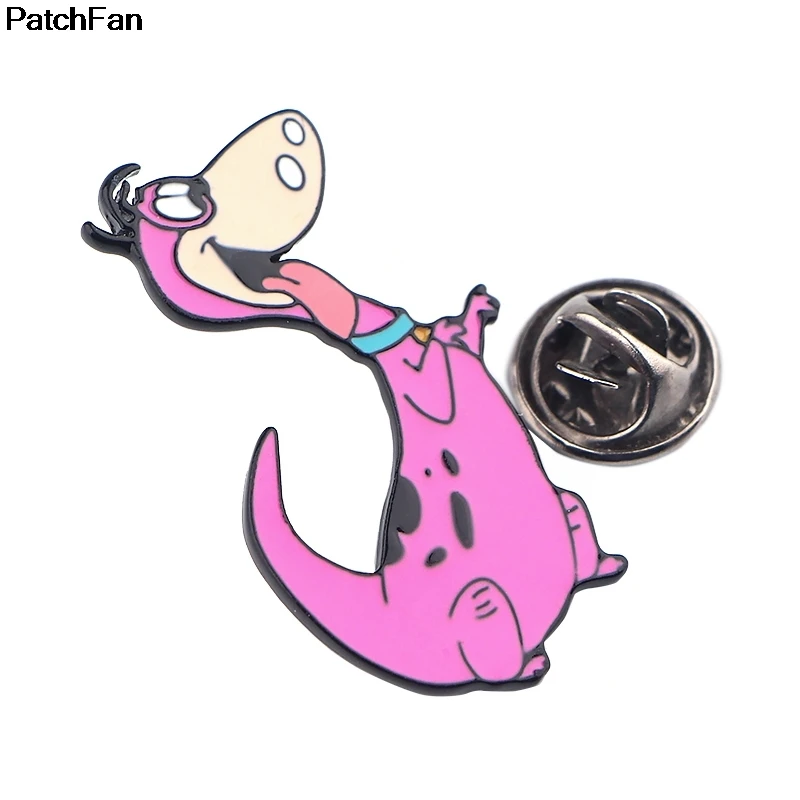 20 шт./лот A2501 Patchfan kawaii Flintstones мультфильм булавки para броши для рубашек одежда рюкзак аксессуар металлические украшения значок