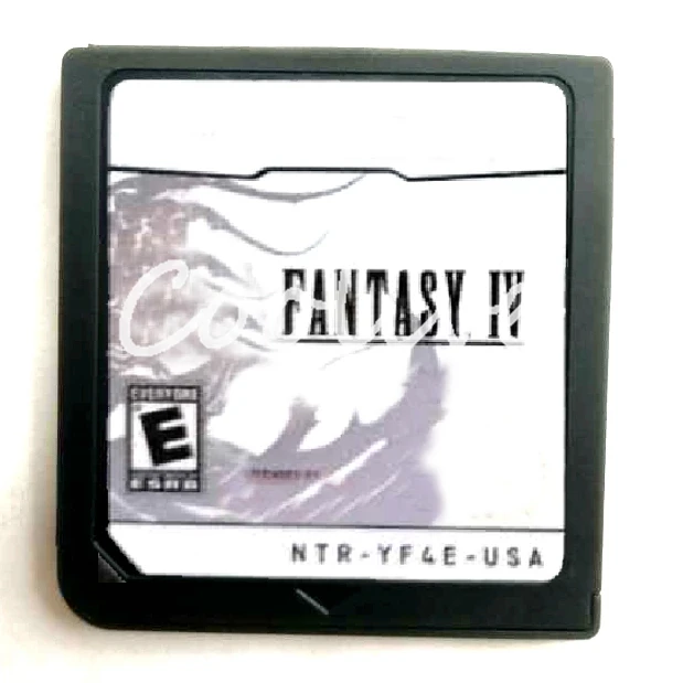 

FF Fantasy 4 Video Game Accessories Compilation Cartridge Card for 64 bit Console US Cover