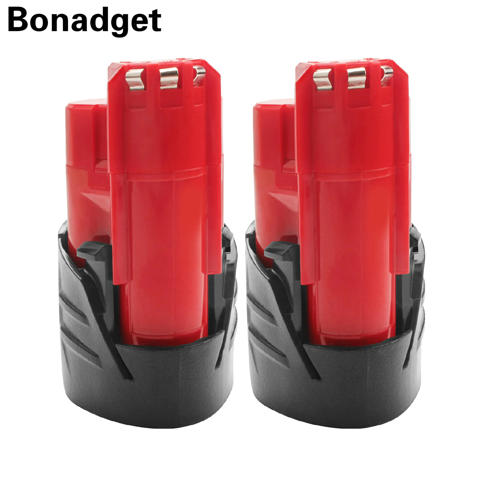 

Bonadget 12V 3000mAh M12 Battery For Milwaukee M12 battery Li-ion Rechargeable Battery 48-11-2401 MIL-12A-LI Tool Batteries