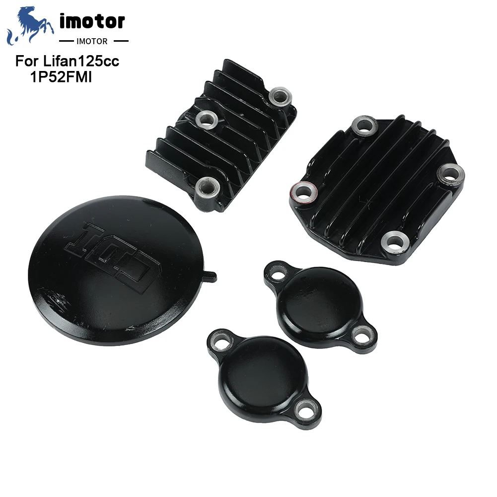 Motorcycle Engine Cylinder Head Cover Kit For Lifan 125 140 150cc Horizontal Engines Dirt Pit Bike Monkey ATV Quad Go Kart Parts |