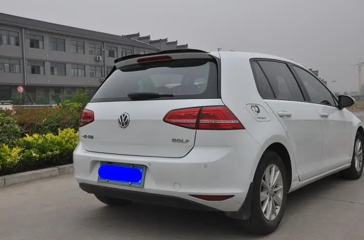 Для Volkswagen Golf 7 спойлер 2011-2013 mk7 Glof 7,5 XK Высококачественный ABS Материал заднее крыло автомобиля праймер цвет задний спойлер