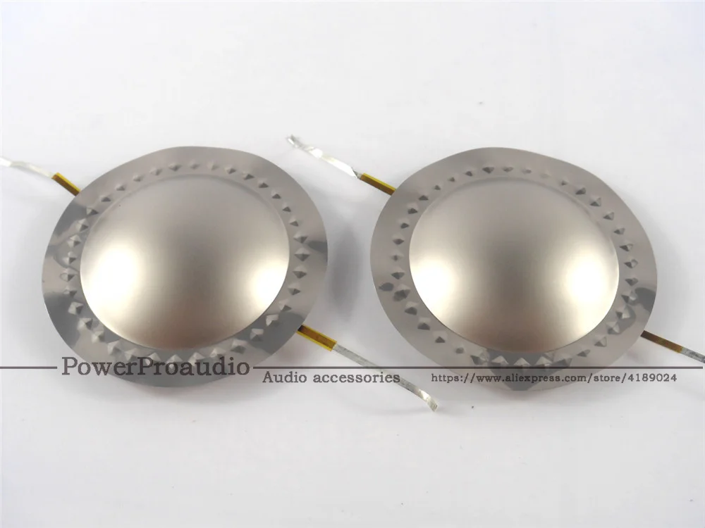 

2PCS /LOT 1.75inch 44.4mm 44.5mm Speaker Diaphragm Horn Driver Repair kit 8Ohm Aluminium
