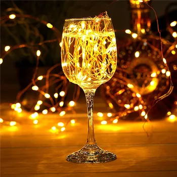 

20 LED Outdoor Solar Powered Copper Wire Light String Fairy Party Decor Wedding Holiday Bedroom Terrace Garden Decoration 2M