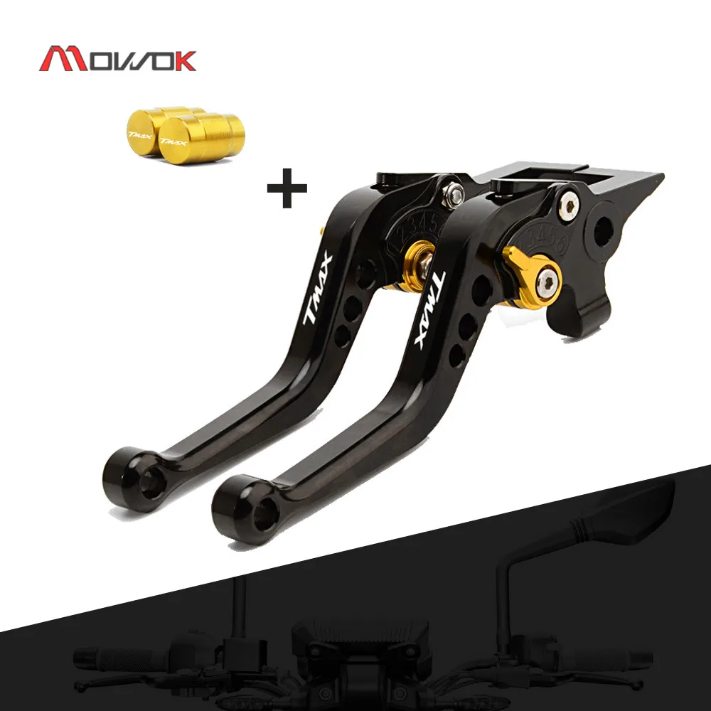 For YAMAHA TMAX 530 tmax530 SX DX 2012-2020 2019 2018 500 08-12 Motorcycle Short Brake Clutch Levers Tire Valve caps Cover | Автомобили и