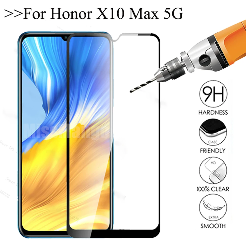 Для Huawei Honor x10 max закаленное стекло для Huawey Защитная пленка экрана x 10 9h | Мобильные