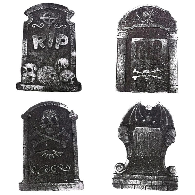 Halloween Decoration Foam Tombstone Haunted House Set Environmental Protection Shantou Tombstone Horror Atmosphere Venue Layout