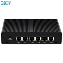 XCY Mini PC Firewall Appliance Intel Core i5 4200U 6x Gigabit Ethernet i211 NIC 3G 4G LTE WiFi pfsense VPN Router Openwrt