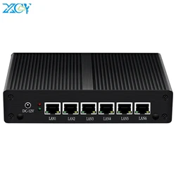 XCY – Mini PC Intel Core i5 4200u 6x Ethernet Gigabit i211 NIC 3G 4G LTE, wi fi, routeur VPN Pfsense, Openwrt 
