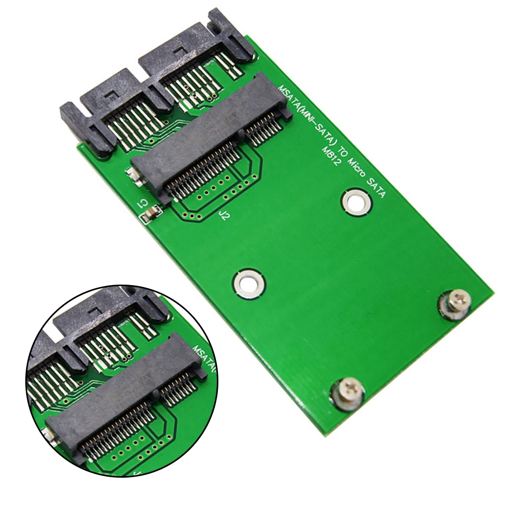 Strong Compatibility Adapter Card Accessories Mini Converter Electronic Practical Easy Install SSD To 1.8" Micro SATA Expansion