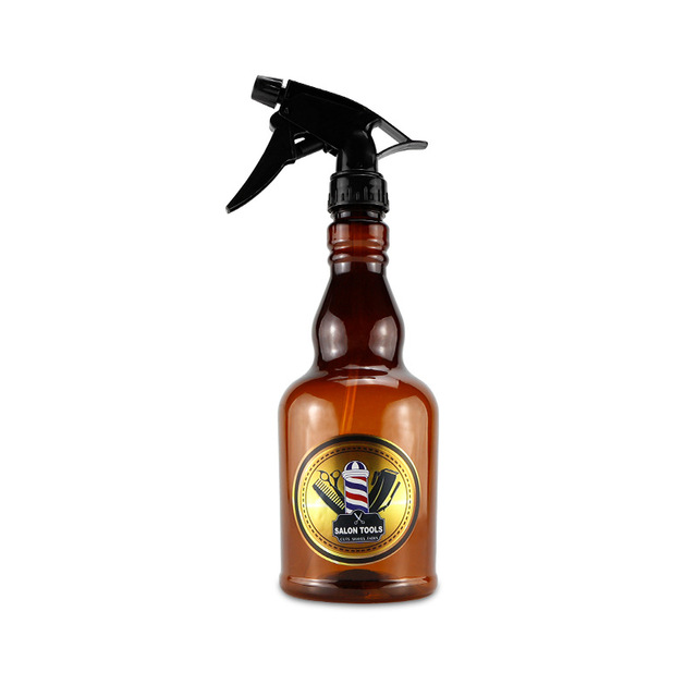 Hairdressing Spray Bottle Salon Barber Hair Tools Water Sprayer Retro Whiskey Oil Head Watering Can