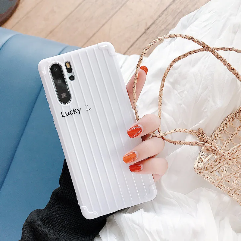 Lucky happy day чехлы для huawei P20 P30Lite Mate20 Pro 3D Полосатый Мягкий чехол из ТПУ для Honor 10 20 Nova 3 4 5Pro 5i задняя крышка fundas - Цвет: 1