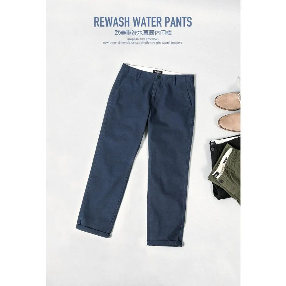 Best SIMWOOD 2019 Casual Pants Men Long Pants Fashion Straight Slim autumn Male Trousers High Quality Brand Clothing 4 Colors 180613