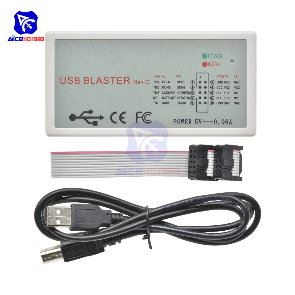 Diymore FT245+ CPLD USB Blaster Кабель для загрузки FPGA/CPLD загрузчик Altera высокоскоростной кабель для загрузки usb type-B интерфейсный кабель