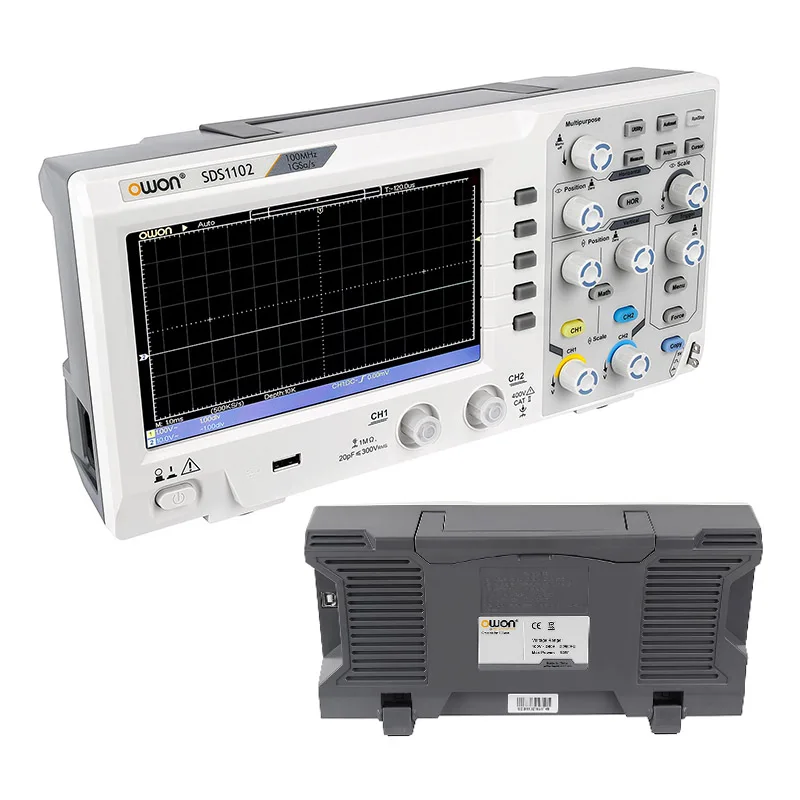 

Two-channel Portable Digital Oscilloscope Portable 100MHz 1GSa/s Record Length 40K USB Osciloscopio Handheld Oscilloscopes