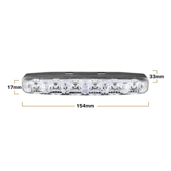 

Anti-collision Fog light Replacement Super Bright 8W 6000K Car Universal