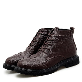 

Autumn and Winter High-Up Men's Shoes Martin Boots Men's Boots Suit Shoes Men's Boots