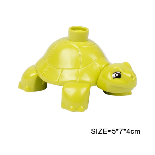 Big Size Building Blocks Animal Accessories Farm Figures Pig Rabbit Chicken Duck Dog Cat Bird horse Cow Sheep DIY Toys Gifts Tortoise