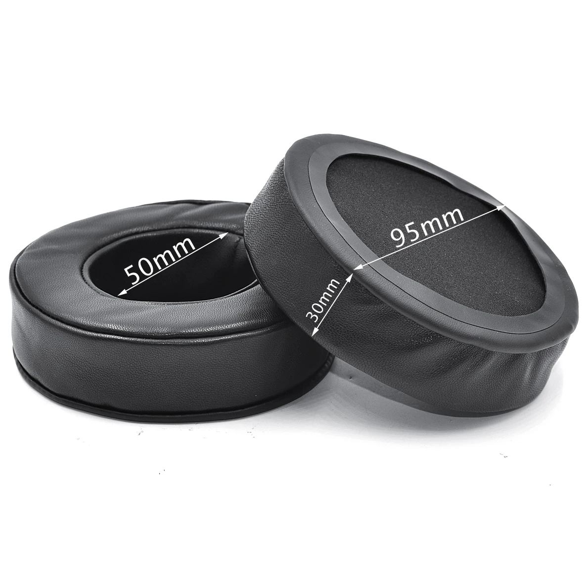 95mm Наушники Defean из овечьей кожи с эффектом памяти, все размеры для Sennheiser, AKG, HifiMan, athh, Philips, Fostex, sony - Цвет: 95mm