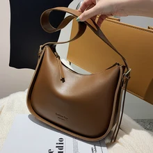 

New Fashion Women's PU Leather Shoulder Bag Ladies Luxury Hasp Messenger Bag Saddle Bag Crossbody Bag
