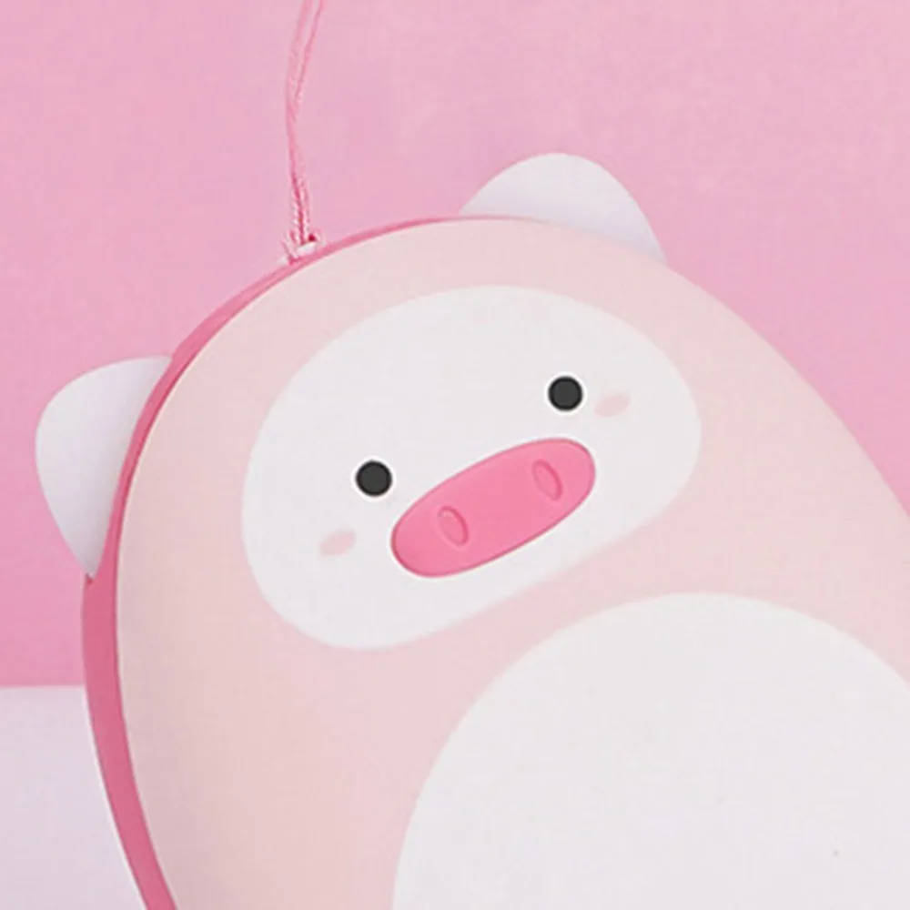 Cute mini USB charging with mobile power beauty year pig warm hand treasure regular