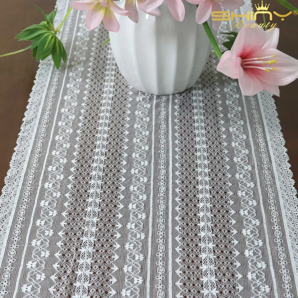 Белый кружевной настольный бегун Boho обеденный стол бегун s эластичность бегун для стола кружева дома и Textiles-M190827
