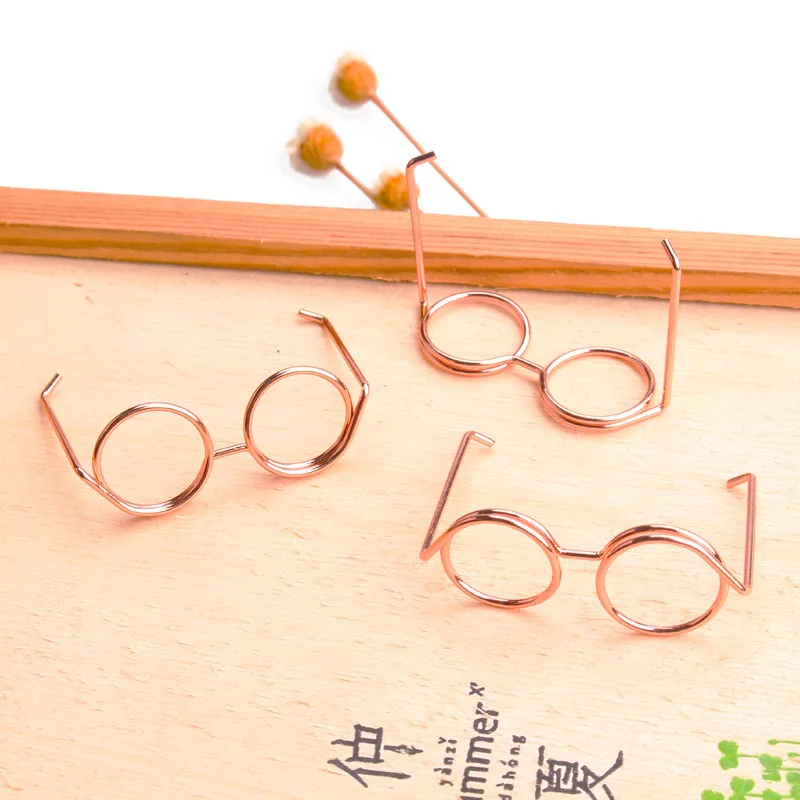 Plush Doll Accessories Doll Accessories Doll Eyewear Accessories 2 Pcs Small Fashion Glass BJD Dolls Frame Lensless Retro Cool Doll Glasses 1/6 30cm Accessories