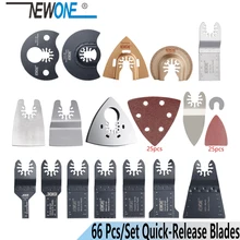 NEWONE-herramienta oscilante K66/K100 de liberación rápida, HCS/Japan-tooth/bimetal, multifunción, hojas de sierra renovadora