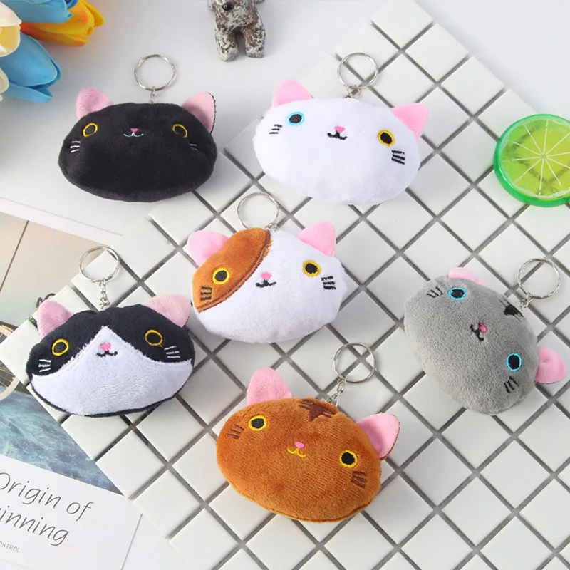 Cartoon Mini Kitten Animal Plush Stuffed Toys Pendant Cute Kid Backpack Hanging Key Chain Children Activity 1 Cartoon Mini Kitten Animal Plush Stuffed Toys Pendant Cute Kid Backpack Hanging Key Chain Children Activity 1
