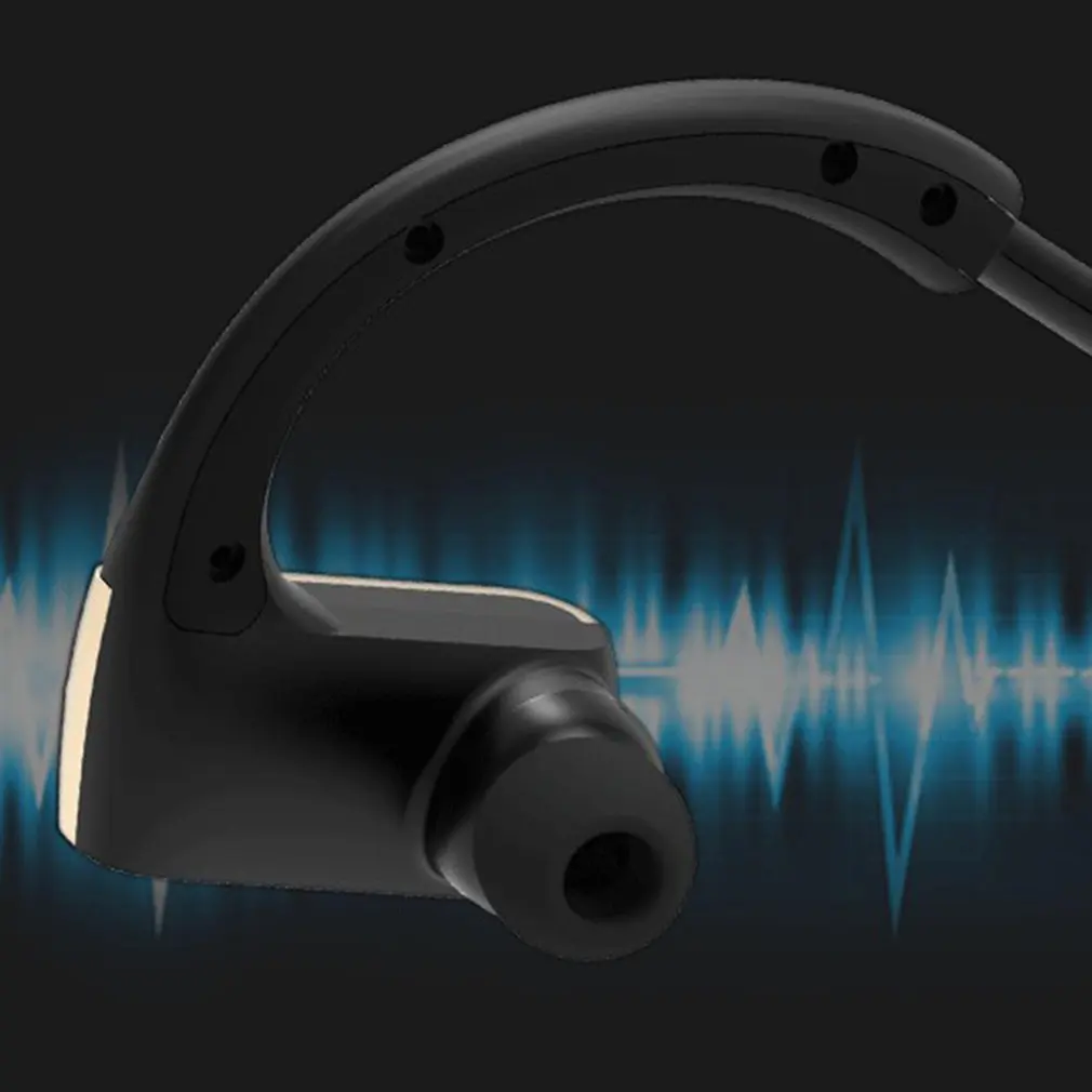 Automatic storage flexible automatic memory retractable cable P9 sports wireless headset outdoor activities