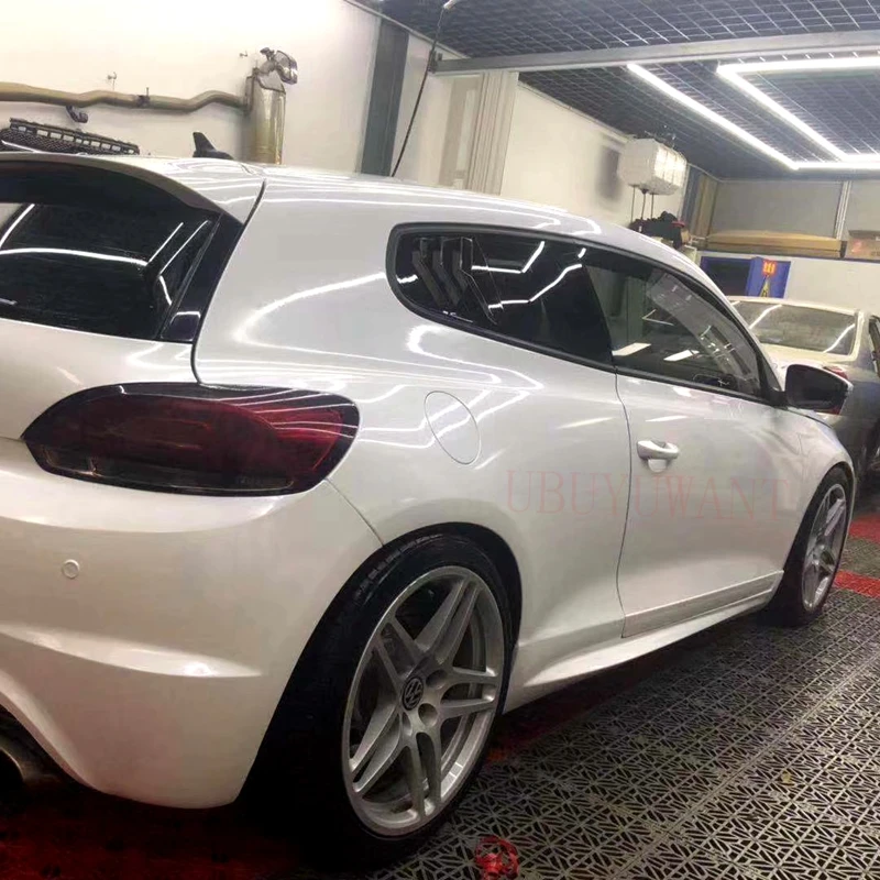 2 шт ABS двери окна жалюзи Рамка подоконник формовочная Накладка для Volkswagen Scirocco 2009