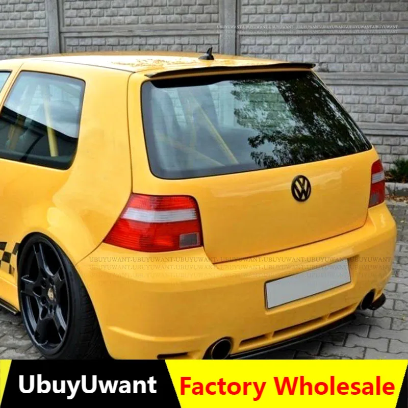 Задний спойлер для крыши UBUYUWANT 99-06 VW Golf 4 MK4 R32 хэтчбека из АБС-пластика блестящий