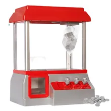 Конфетный захват, кнопка с подсветкой, Настольная мини-кукла, захватывающая машина, игрушки, мини-аркадный торговый автомат, слот-игра для детей